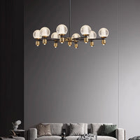 HELIUM B Chandelier by Lampadom - side view