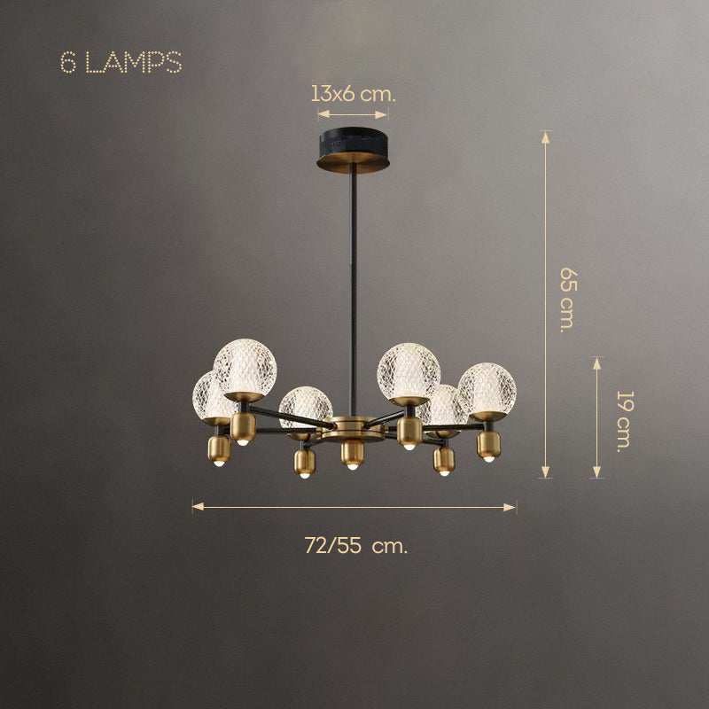 HELIUM B Chandelier by Lampadom - detail view