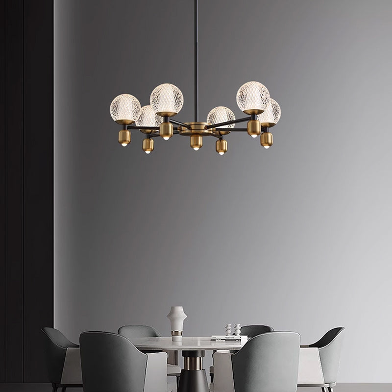 HELIUM B Chandelier by Lampadom - top view