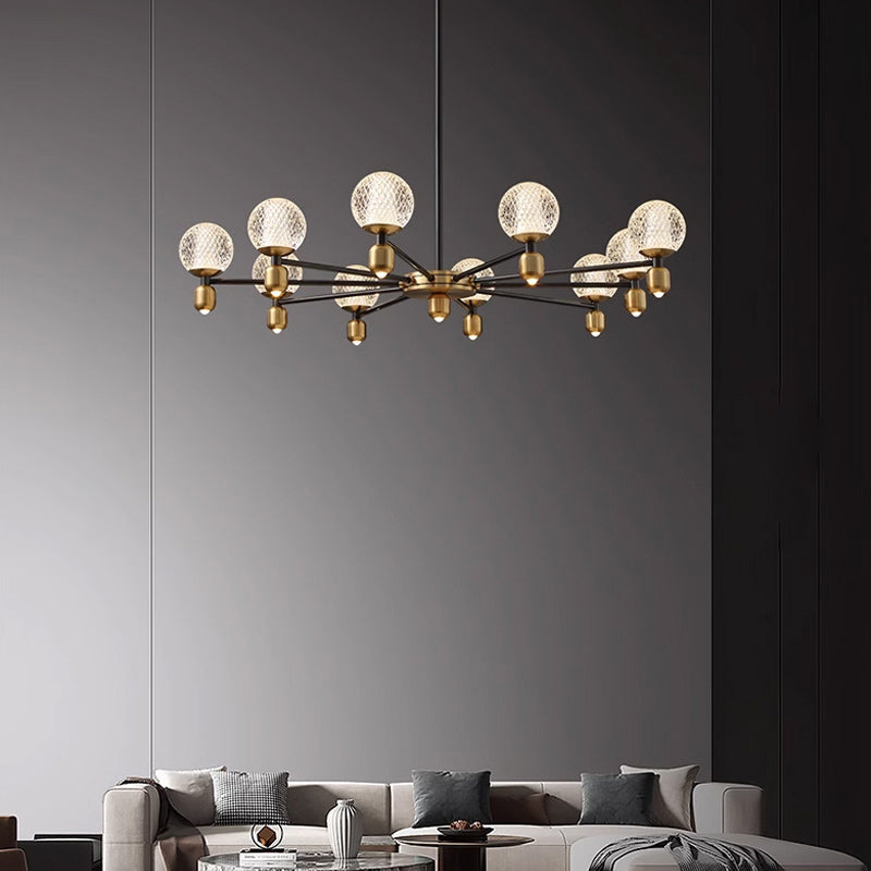 HELIUM B Chandelier by Lampadom - angle view