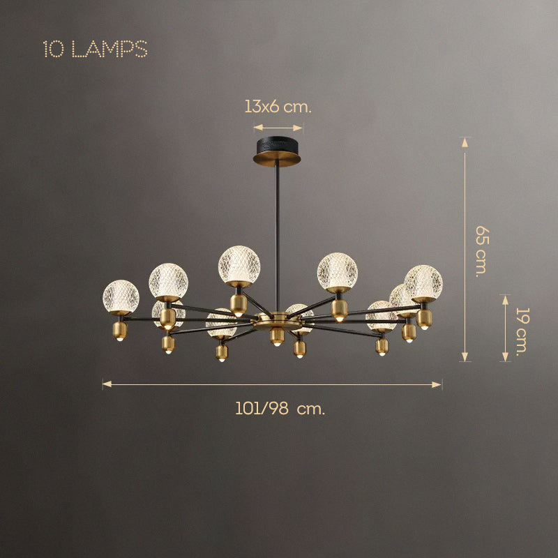 HELIUM B Chandelier by Lampadom - ambient shot