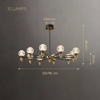 HELIUM B Chandelier by Lampadom - ambient shot