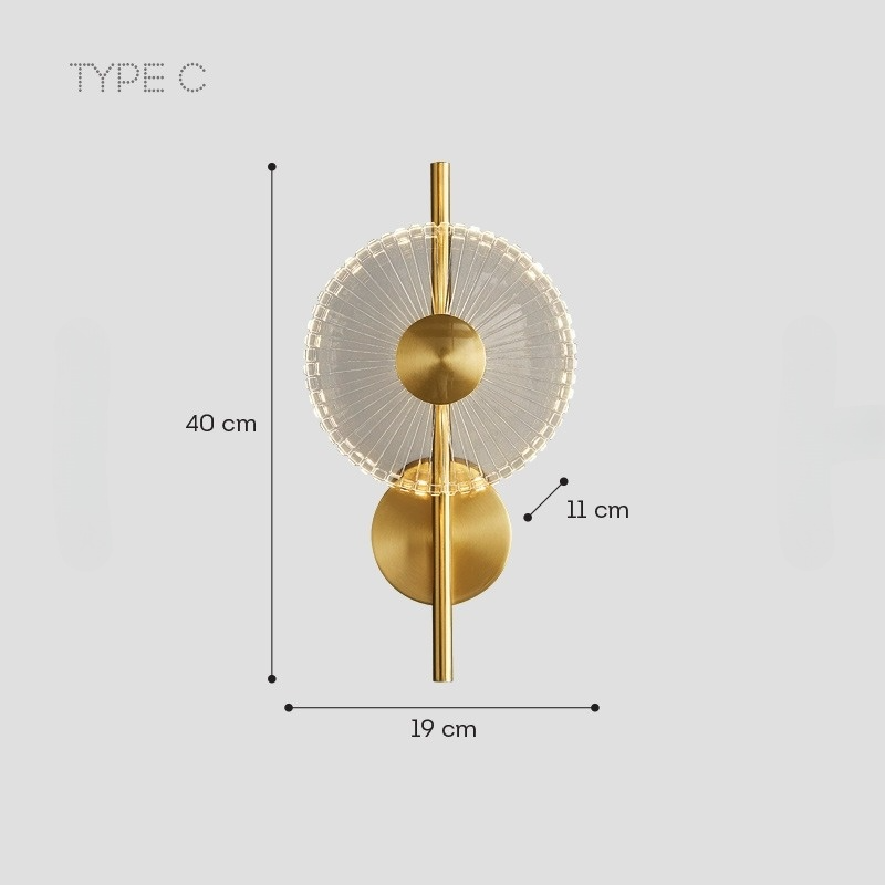 URHO Wall Light Wall Light in Brass by Lampadom - view 15