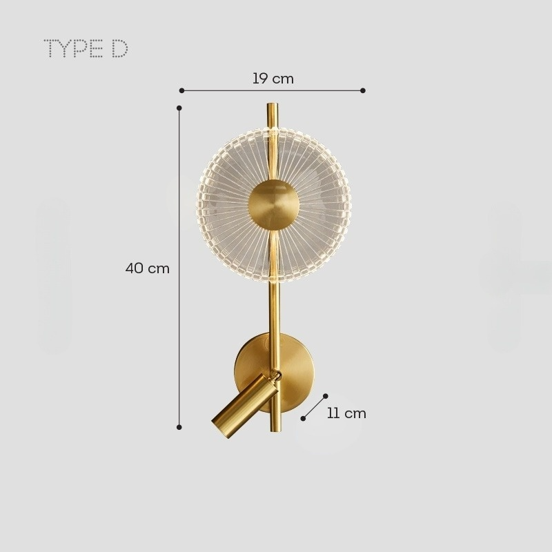 URHO Wall Light Wall Light in Brass by Lampadom - view 15