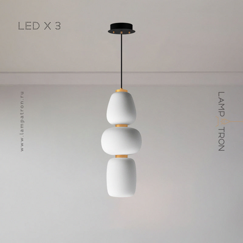 HEMING B Pendant by Lampadom - side view