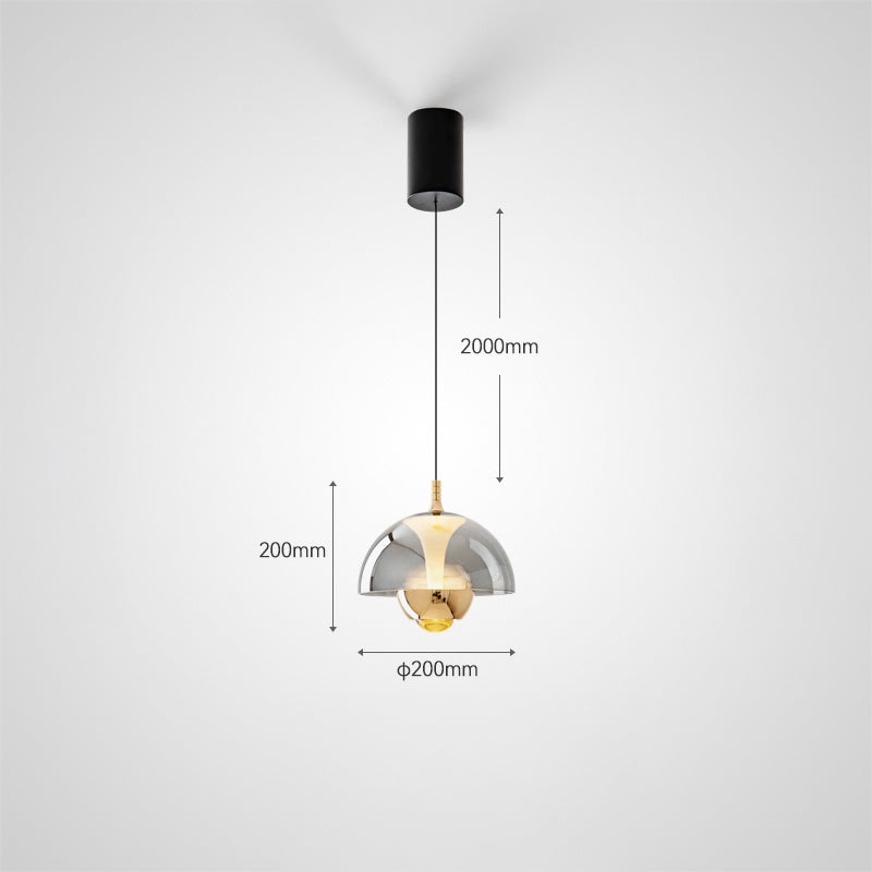 HENNEKE BRIGHT Pendant by Lampadom - top view