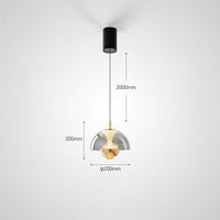 HENNEKE BRIGHT Pendant by Lampadom - top view