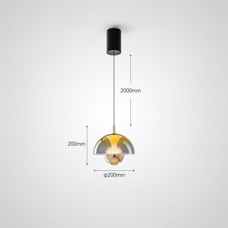 HENNEKE BRIGHT Pendant by Lampadom - scale reference