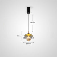 HENNEKE BRIGHT Pendant by Lampadom - close-up