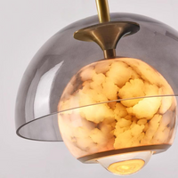 HENNEKE MARBLE pendant by Lampadom - side view