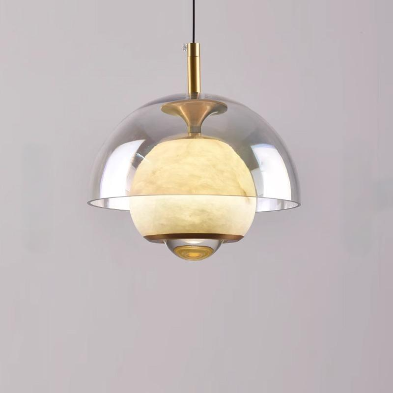 HENNEKE MARBLE pendant by Lampadom - top view