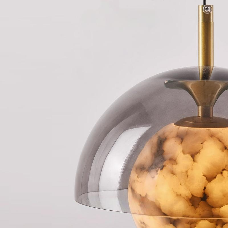 HENNEKE MARBLE pendant by Lampadom - close-up