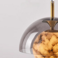 HENNEKE MARBLE pendant by Lampadom - close-up