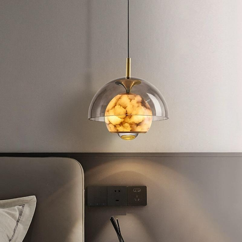HENNEKE MARBLE pendant by Lampadom - top view