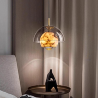 HENNEKE MARBLE pendant by Lampadom - side view