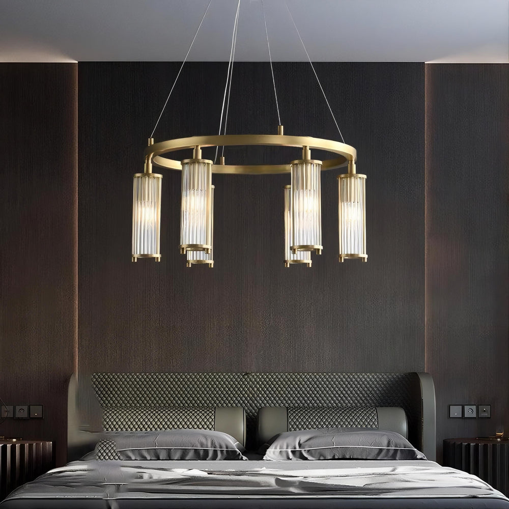HILDIS Ring Chandelier by Lampadom - scale reference