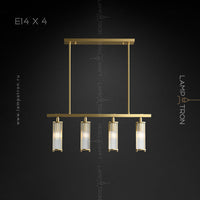 HILDIS Linear Chandelier by Lampadom - scale reference