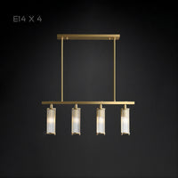 HILDIS Linear Chandelier by Lampadom - side view