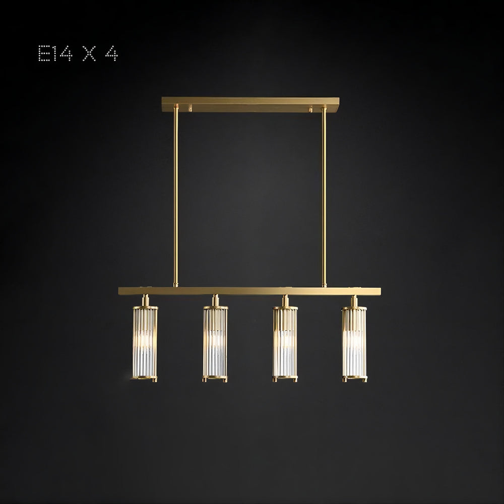 HILDIS Linear Chandelier by Lampadom - detail view