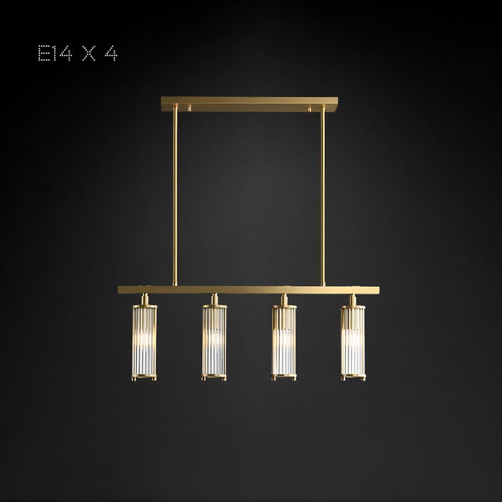HILDIS Linear Chandelier by Lampadom - ambient shot