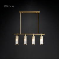 HILDIS Linear Chandelier by Lampadom - ambient shot
