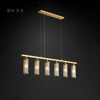 HILDIS Linear Chandelier by Lampadom - scale reference