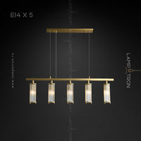 HILDIS Linear Chandelier by Lampadom - ambient shot