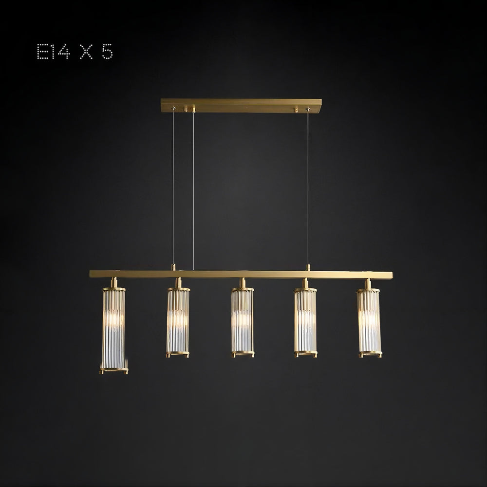 HILDIS Linear Chandelier by Lampadom - scale reference