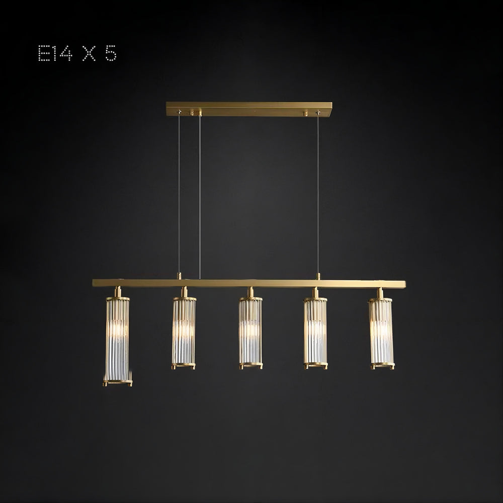 HILDIS Linear Chandelier by Lampadom - top view