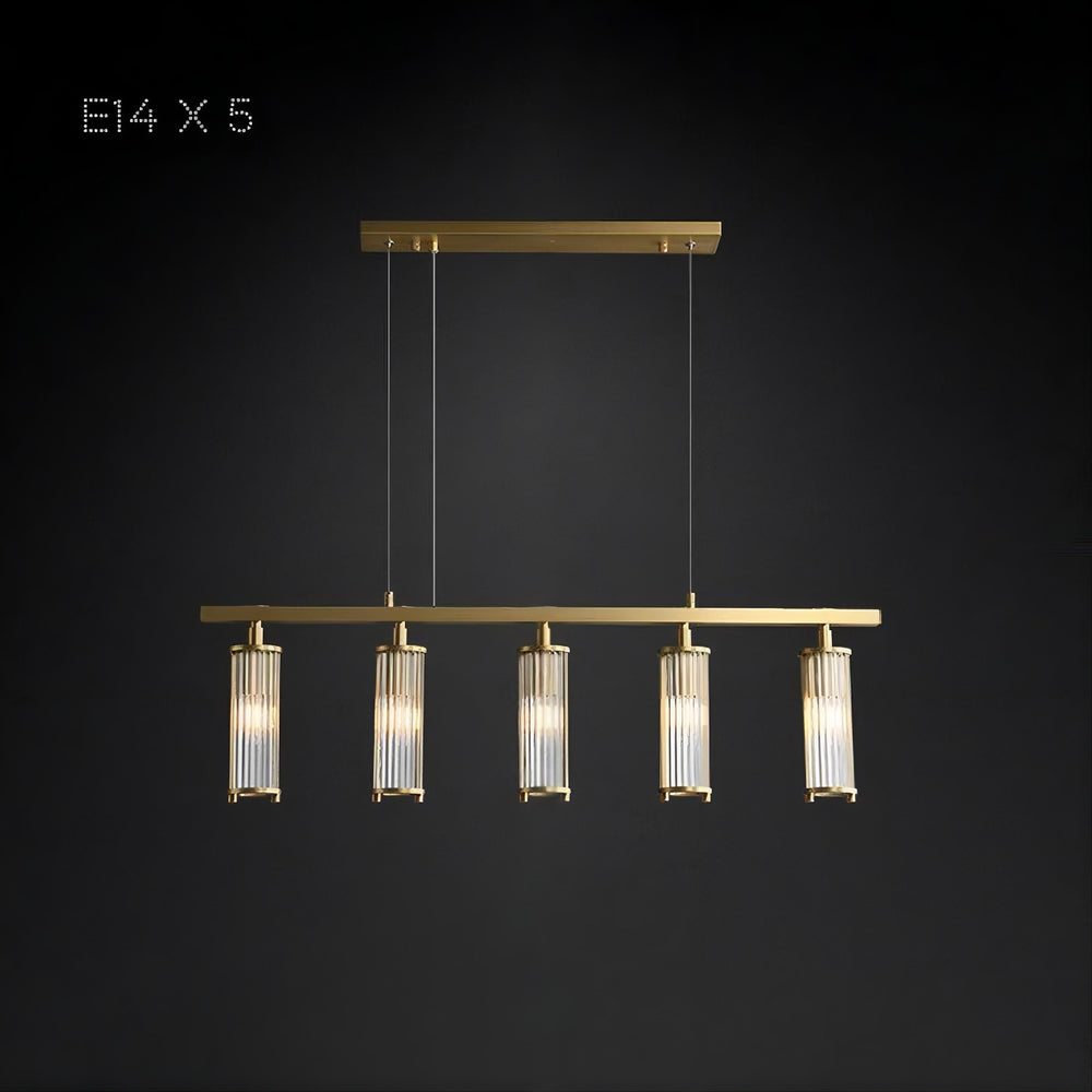 HILDIS Linear Chandelier by Lampadom - top view