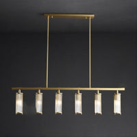HILDIS Linear Chandelier by Lampadom - angle view