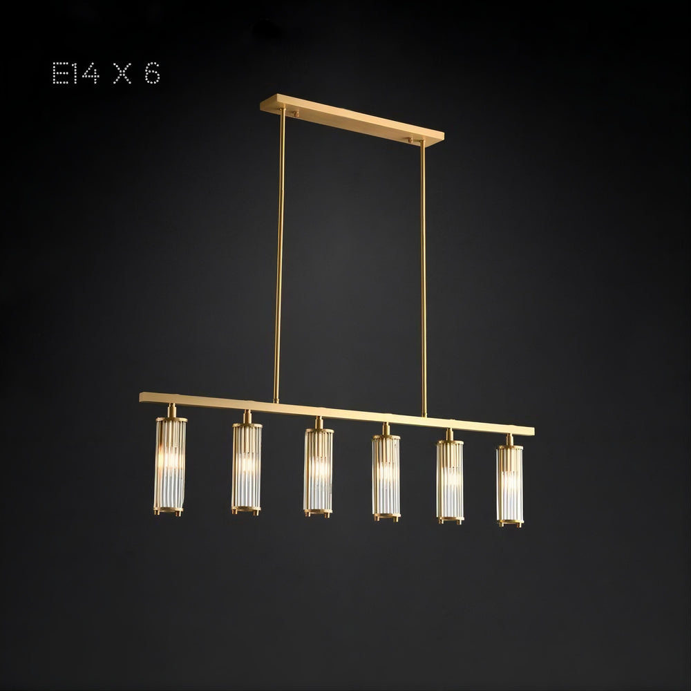 HILDIS Linear Chandelier by Lampadom - top view