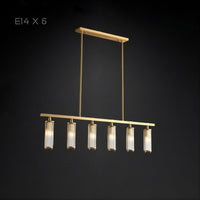 HILDIS Linear Chandelier by Lampadom - side view