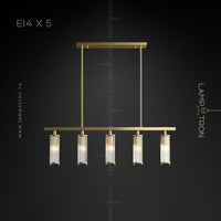 HILDIS Linear Chandelier by Lampadom - top view