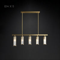 HILDIS Linear Chandelier by Lampadom - angle view