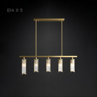 HILDIS Linear Chandelier by Lampadom - close-up