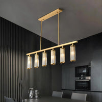 HILDIS Linear Chandelier by Lampadom - scale reference