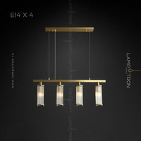 HILDIS Linear Chandelier by Lampadom - detail view