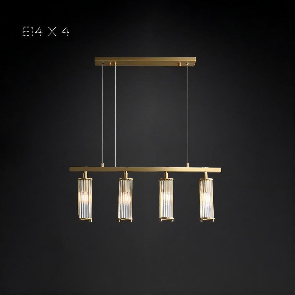 HILDIS Linear Chandelier by Lampadom - detail view