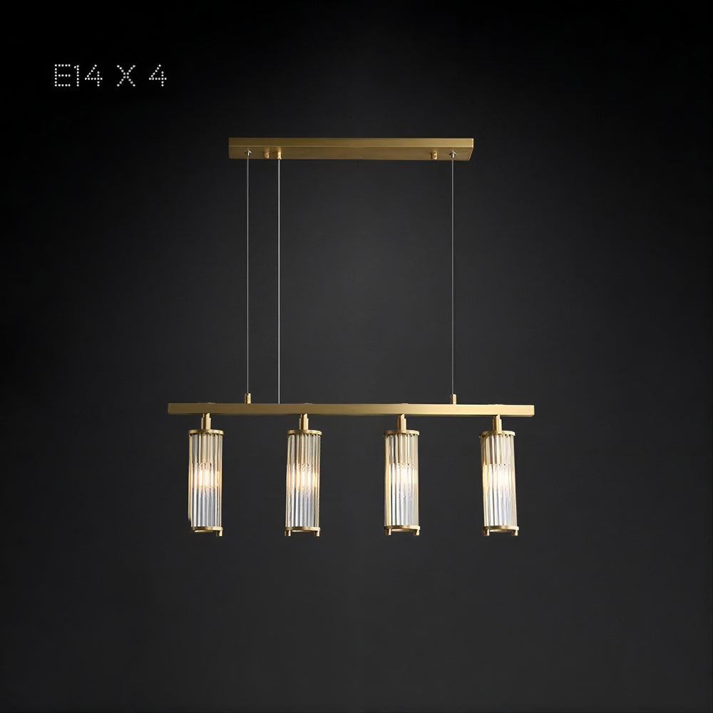 HILDIS Linear Chandelier by Lampadom - ambient shot