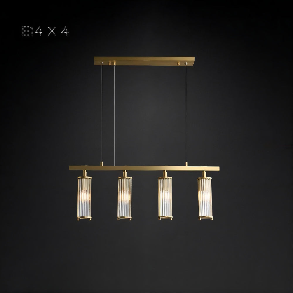 HILDIS Linear Chandelier by Lampadom - scale reference