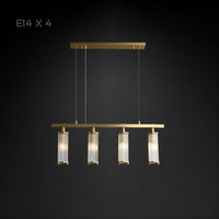 HILDIS Linear Chandelier by Lampadom - scale reference