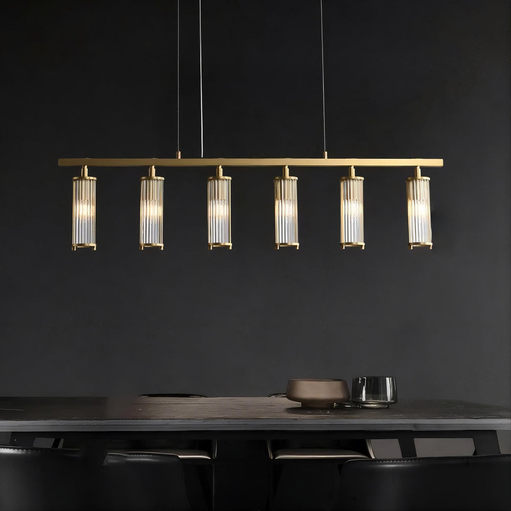 HILDIS Linear Chandelier by Lampadom - top view
