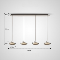 HOLGE Pendant by Lampadom - scale reference