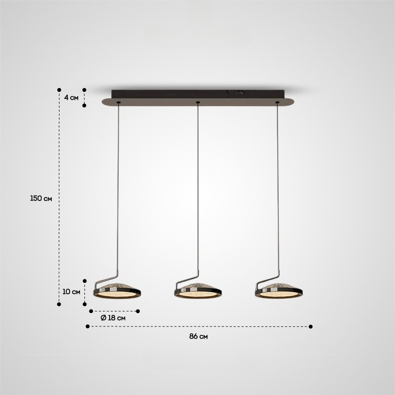 HOLGE Pendant by Lampadom - side view