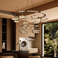 HOLGE RING Chandelier by Lampadom - scale reference
