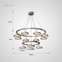 HOLGE RING Chandelier by Lampadom - close-up