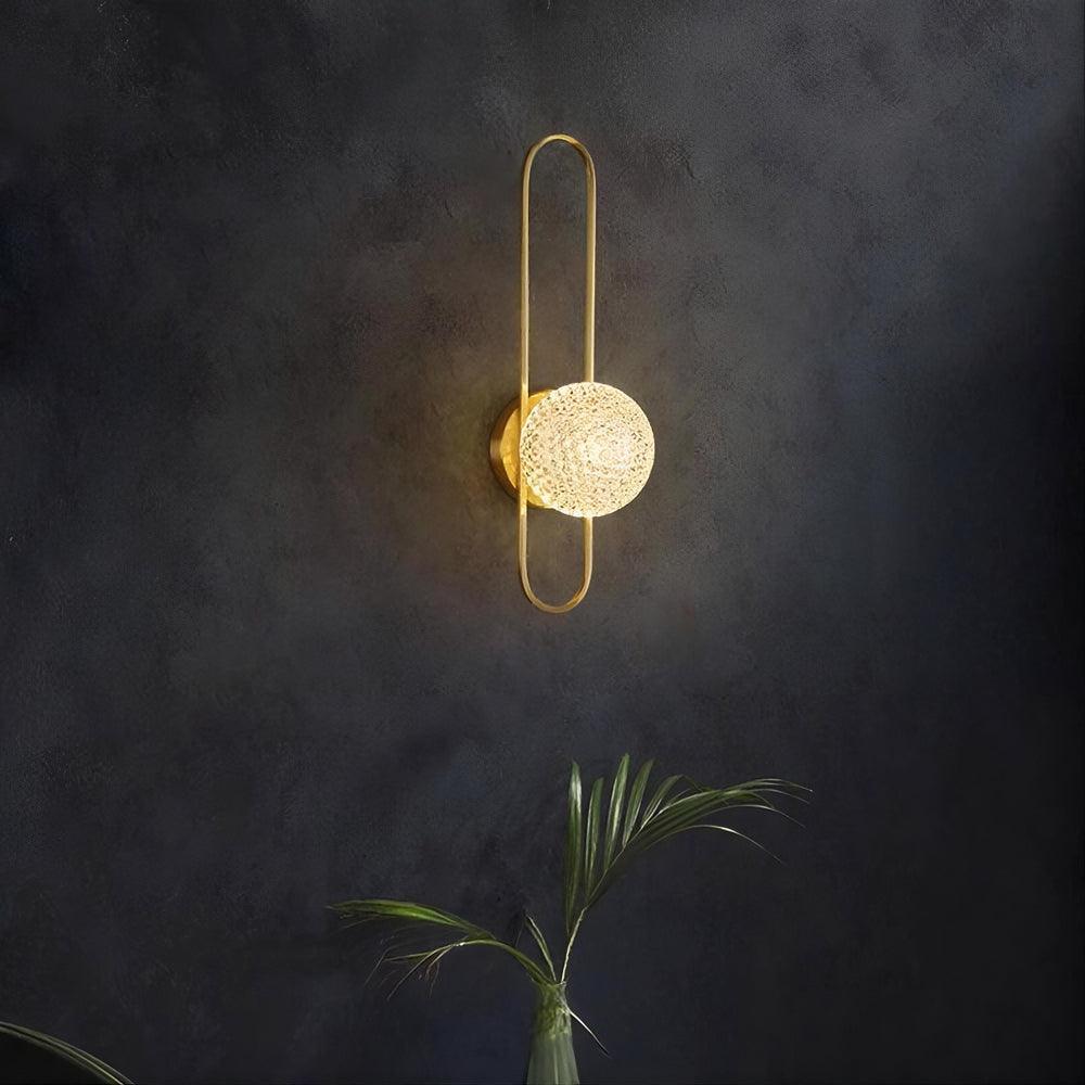 HOOP B Wall Light by Lampadom - scale reference