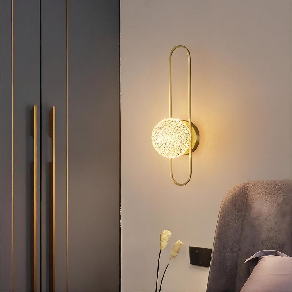 HOOP B Wall Light by Lampadom - scale reference