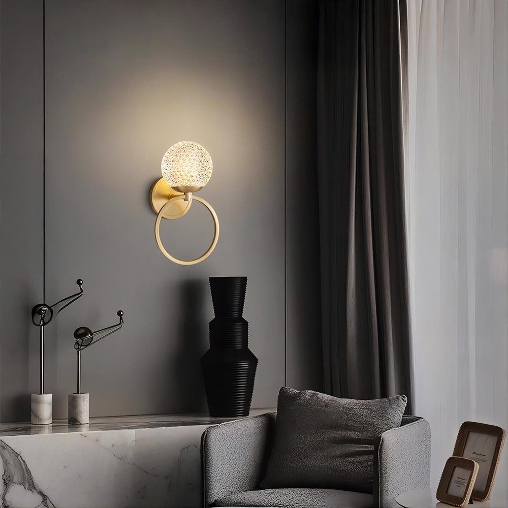 HOOP C Wall Light by Lampadom - side view